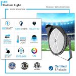 LED Stadium Flood Lights 800W IP65 104,000Lm for Industrial Lighting (3)
