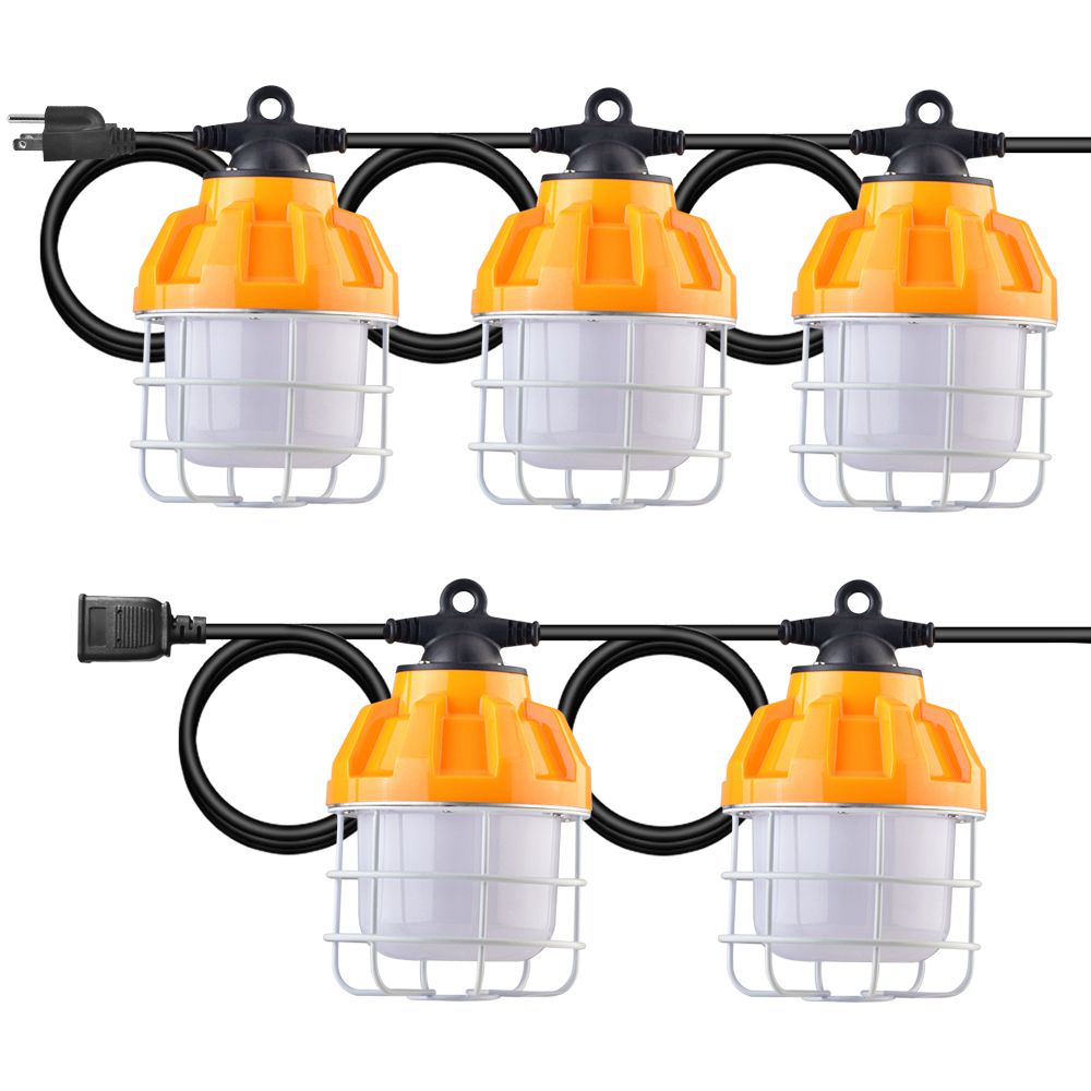 Temporary Stringer LED Temporary Light Stringers 100W 5000K 11,000Lm with AC120-277V – Eco ...