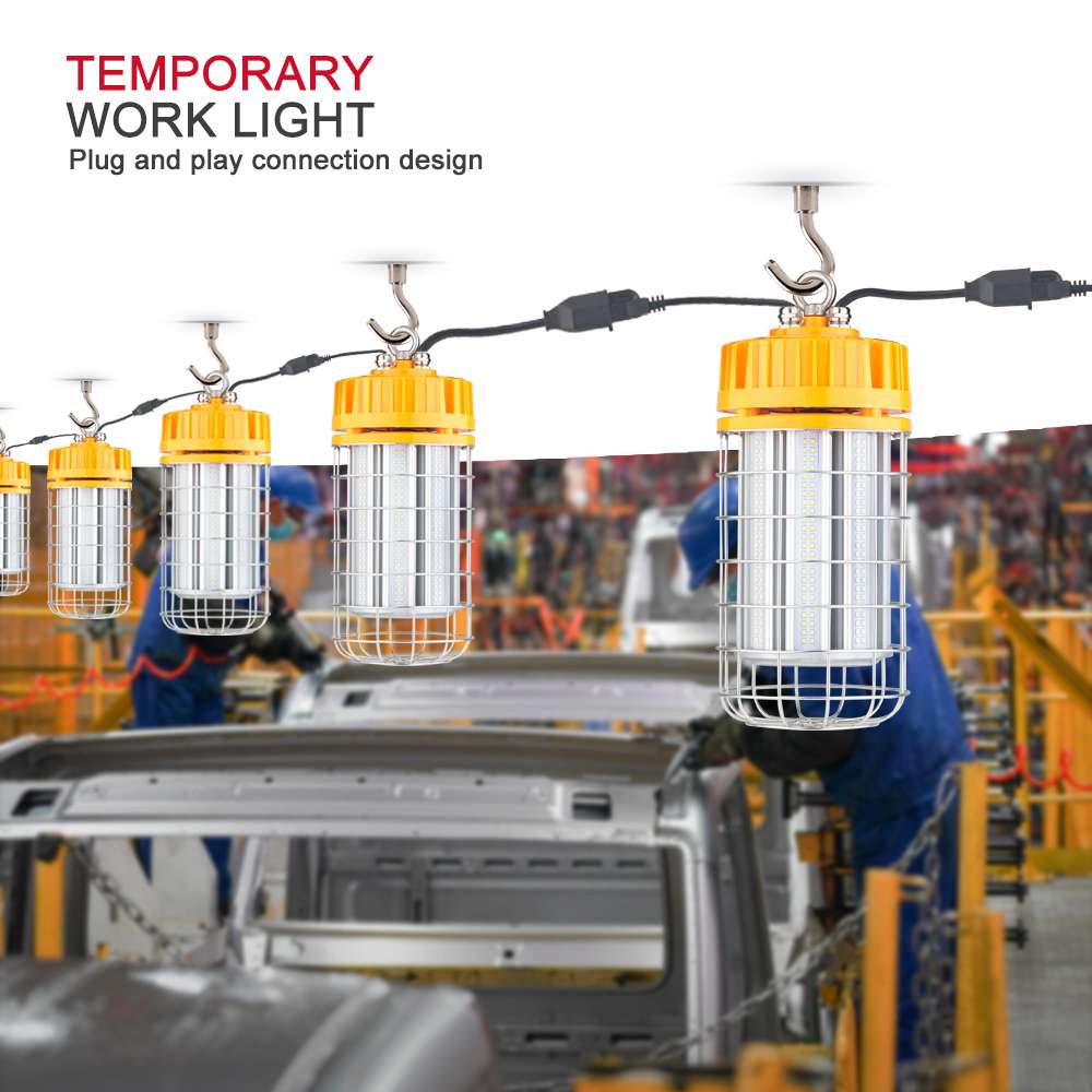 LED Temporary Lighting for Construction 150W 5000K 19,500Lm with AC120277V Eco Glxy