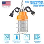 LED Temporary Work Hanging Light 50W 5000K with 6,500Lm 100-277VAC (12)