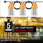 LED Temporary Work Hanging Light 50W 5000K with 6,500Lm 100-277VAC (15)