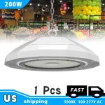 LED UFO High Bay Light 200W 5000K Hook Mounting (13)