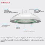 LED UFO High Bay Light 200W 5000K Hook Mounting (5)