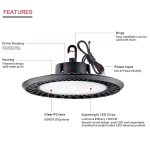 LED Ufo High Bay 200W IP65 5000K 26,000Lm with Hook installation (14)