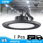 LED Ufo High Bay 200W IP65 5000K 26,000Lm with Hook installation (5)