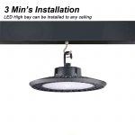 LED Ufo High Bay 200W IP65 5000K 26,000Lm with Hook installation (7)
