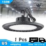 LED Ufo Light Bulb 150W IP65 5000K 19,500Lm 100-277VAC with Hook installation (22)