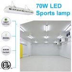 LED Vapor Tight Lights 70W 8,500LM with AC120-277V for Outdoor Corridors (5)