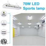 LED Waterproof Vapor Tight Light 70W 8,500LM with AC120-277V (2)