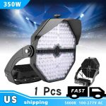 LED stadium flood lights 350W 5000K 49000LM with 347V480VAC (3)