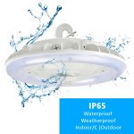 LED ufo high bay 97W 13700lm 5000K 100-277VAC with U Bracket (4)