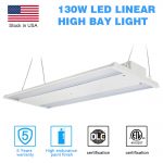 Linear High Bay Fixture 130W 5000K with 18,500Lm 120-277VAC for Supermarket (11)