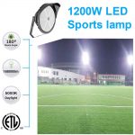 Outdoor Stadium Flood Lights 1200W IP65 5000K 156,000Lm with UL listed (7)