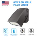 Outdoor Wall Pack LED Light Fixtures 60W IP65 5000K 7,200LM with 100-277VAC (2)