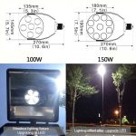 Parking Lot Lights Retrofit LED 150W 5000K – 450W Mental Halide Equivalent (21)