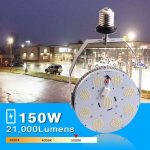 Parking Lot Lights Retrofit LED 150W 5000K – 450W Mental Halide Equivalent (7)