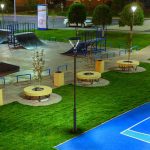 Post Top LED Solar Lights 25W IP65 5000K for Area lighting (8)