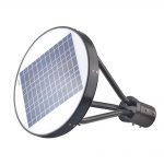 Solar LED Post Top Light 25W IP65 5000K with 3,000Lm Black Finish (1)