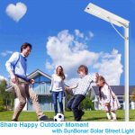 Solar street lighting 120W 5000K PIR Sensor for IP65 outdoor lighting (3)