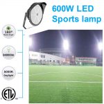 Stadium Flood Lights 600W IP65 5700K 78,000Lm with 100-277VAC UL listed (8)