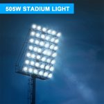 Stadium led outdoor lights 505W 65600LM 347VAC With Trunnion Bracket (7)
