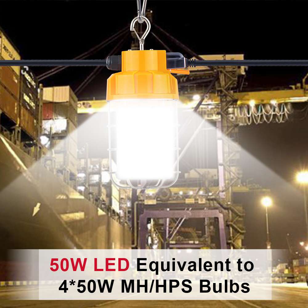 Temporary LED Lighting for Construction 40W 5000K with AC120277V Eco Glxy