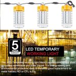 Temporary LED Lights for Construction 80W 5000K with 100-277VAC 10,400Lm (14)