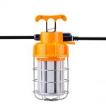 Temporary Work Light 60W 5000K 7,800Lm with 100-277VAC Hook Install (16)