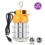 Temporary Work Light 60W 5000K 7,800Lm with Hook Install 100-277VAC (3)