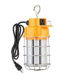 Temporary Work Light 60W 5000K 7,800Lm with Hook Install 100-277VAC (5)