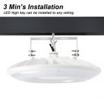 UFO High Bay Fixture 180W 5000K 347VAC or 480WAC for factory shop warehouse (21)