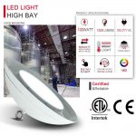 UFO High Bay LED Fixtures 100W 5000K (2)