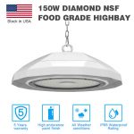 UFO Led High Bay Light 150w IP66 5000K For Food Processing Factory Use (13)