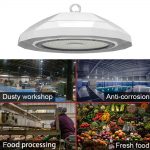 UFO Led High Bay Light 150w IP66 5000K For Food Processing Factory Use (18)