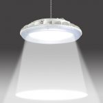 UFO high bay led 67W 7100lm 120-277VAC with white shape (1)