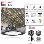 Ufo High Bay 100W IP65 5000K 13,000Lm with ETL DLC listed Hook installation (10)