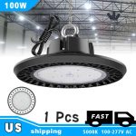 Ufo LED Fixtures 100W IP65 5000K 13,000Lm with ETL DLC listed 100-277VAC (6)
