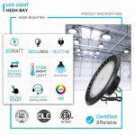 Ufo Light 300W IP65 5000K 31,200Lm with 100-277VAC for Warehouse Lighting (8)