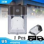 Wall Pack LED Lighting Dusk to Dawn 26W IP65 5000K for Building Lighting (15)