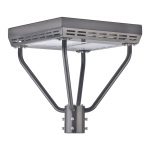 200 Watt LED Post Top Area Light Fixtures 5000K 26,000 Lumens (2)