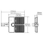 240 Watts LED Shoebox Lighting Fixture 5000K (32)