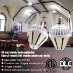 60W LED Corn Light Bulb 5000K-with Clear Cover (6)