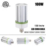 80W LED Corn Street Light Without Fan 5000K 10400lm (2)
