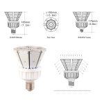 80W LED Post Top Retrofit Light Invert Garden Lamps 5000K 11200LM (4)