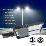 240W LED Shoebox Flood Light IP65 5000K 31,200Lm with 100-277VAC (1)