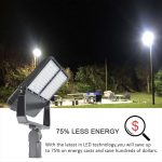 240W LED Shoebox Flood Light IP65 5000K 31,200Lm with 100-277VAC (13)