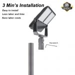 300W LED Flood Light Outdoor 39000LM 5000K With 100-277VAC (10)